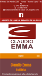 Mobile Screenshot of claudioemma.com.ar